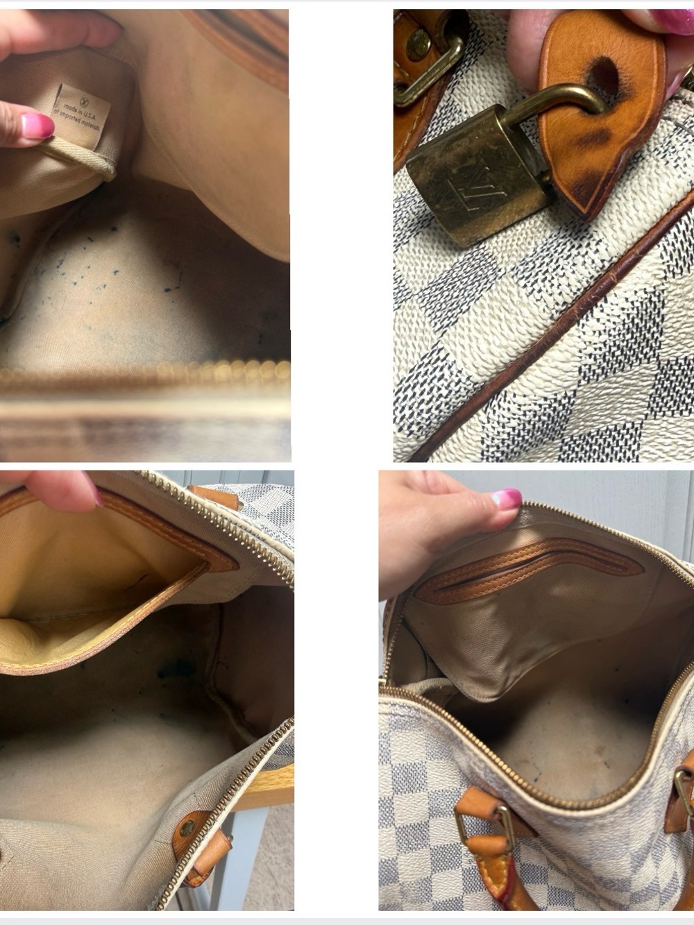 Louis Vuitton Damier Azur Speedy 30 - Picture 16 of 17